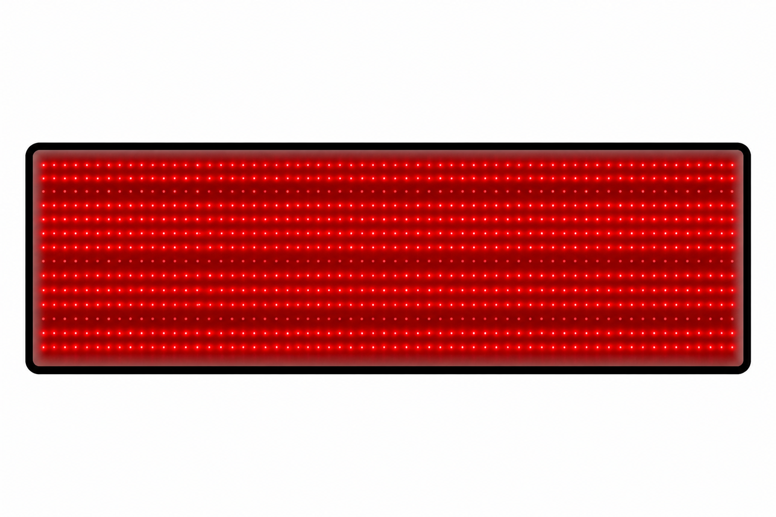 Nuvio red light therapy mat on a pure white background